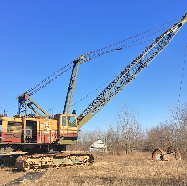 Bucyrus-Erie 88b Crawler Lattice Boom Crane